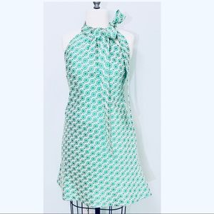 Tish Cox Courtney Green Geo Dress Small NWT